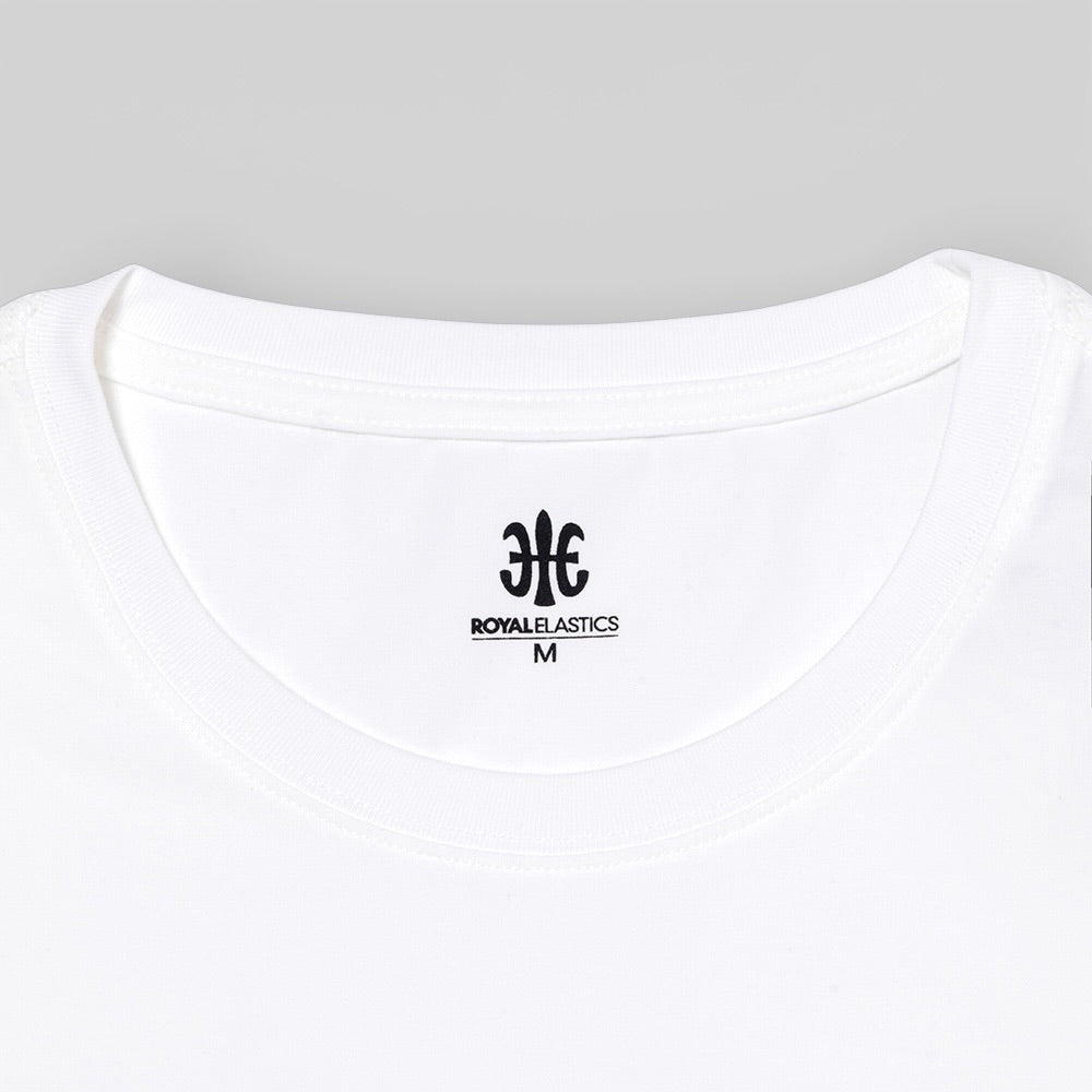 Retro Large Logo Tee, White, R31143-008-5