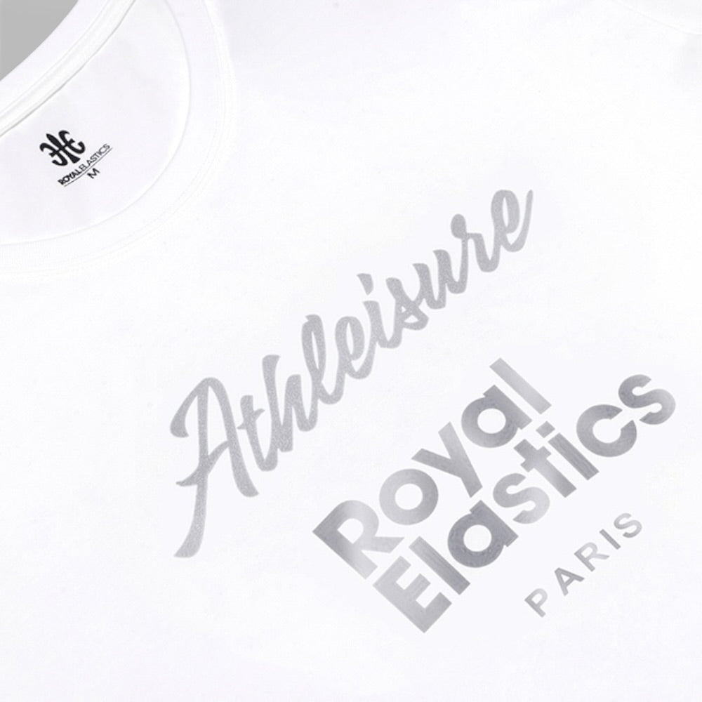 Crew neck logo tee, white, R31143-088-3