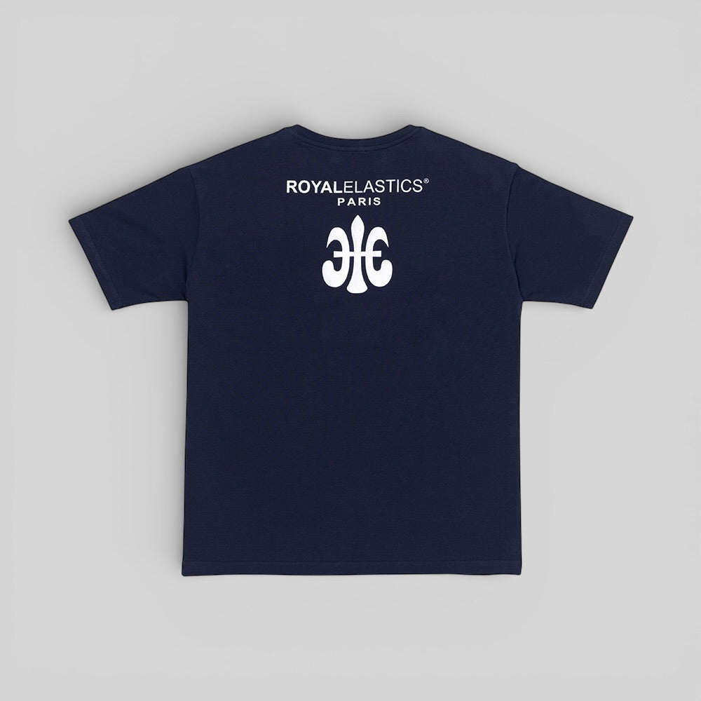 Retro Large Logo Tee, Dark Blue R31143-508-2