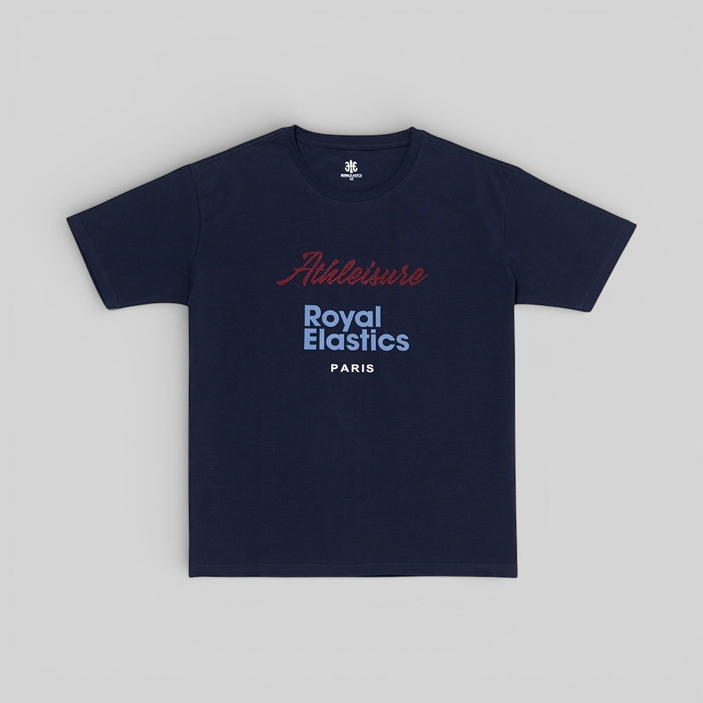 圓領 Logo Tee 深藍 R31143-515