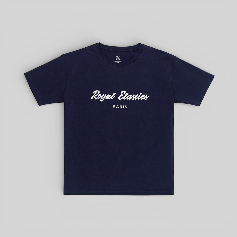 圓領 Logo Tee 深藍 R31143-550