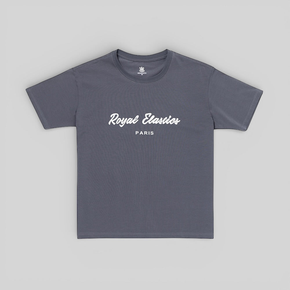 圓領 Logo Tee 灰色 R31143-880