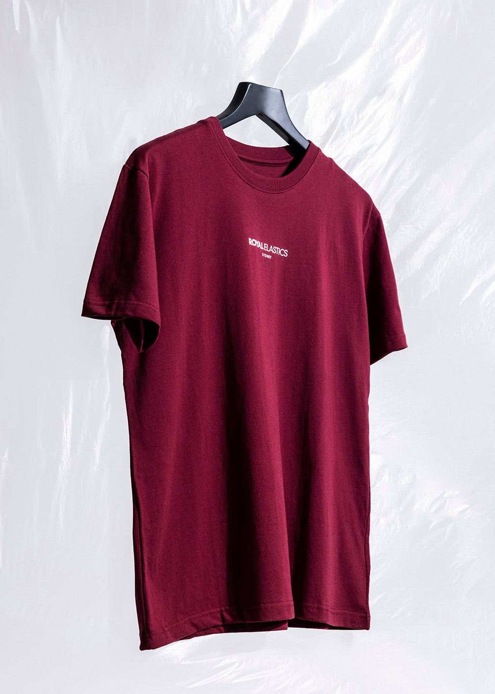 圓領 Logo Tee 深紅 R31100-110