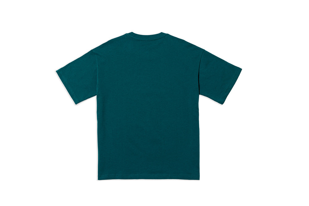 寬版圓領 Logo Tee 綠色