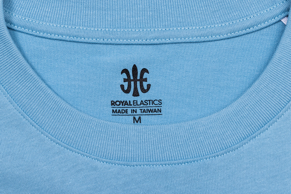 寬版圓領 Logo Tee 水藍色