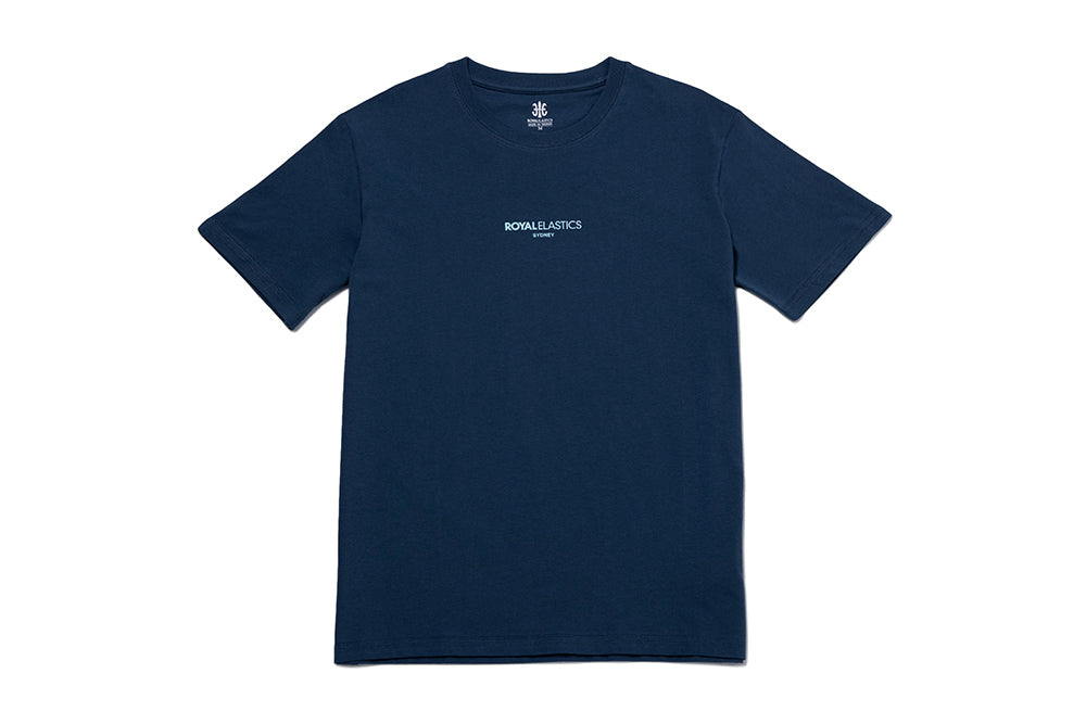 圓領 Logo Tee 礦藍色