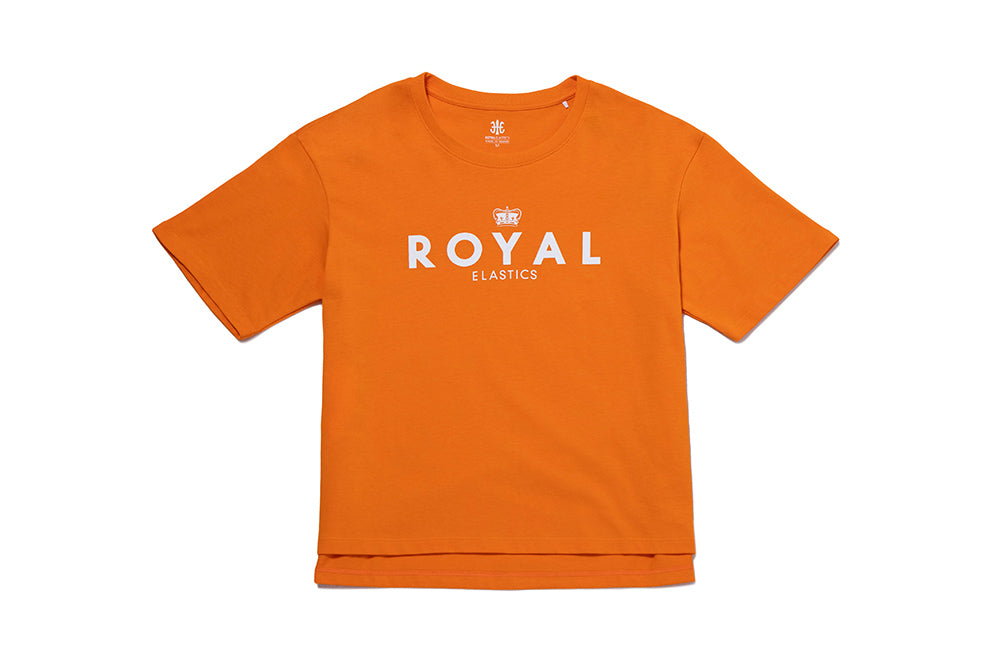 寬版圓領 Logo Tee 橘色 R31932-220