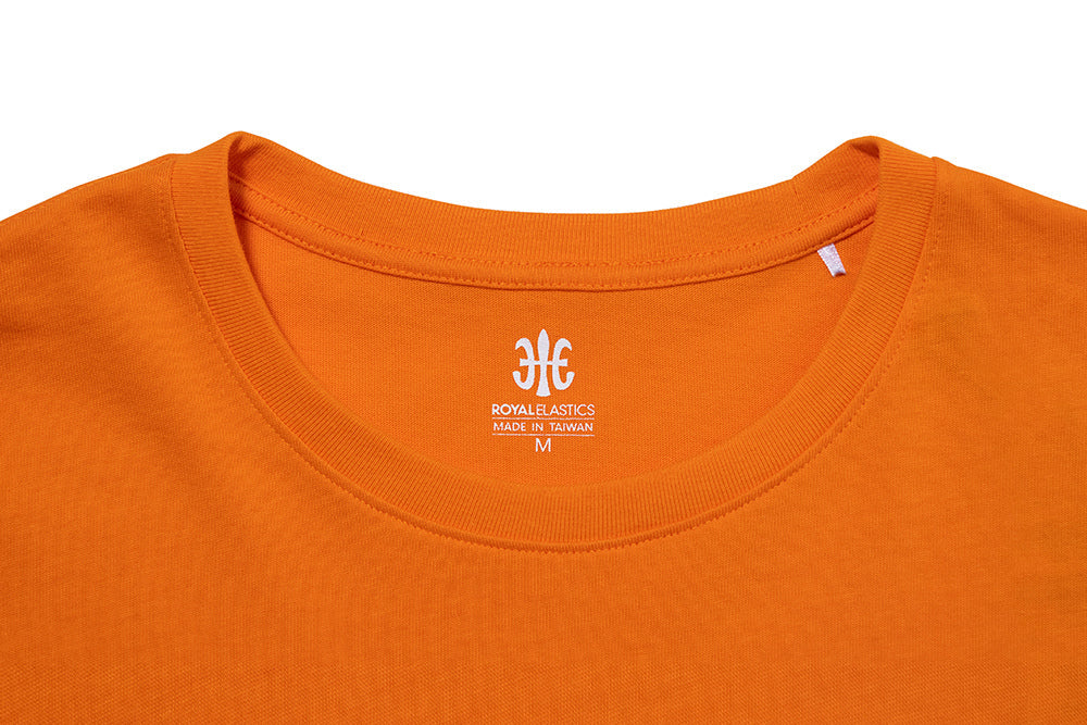 寬版圓領 Logo Tee 橘色