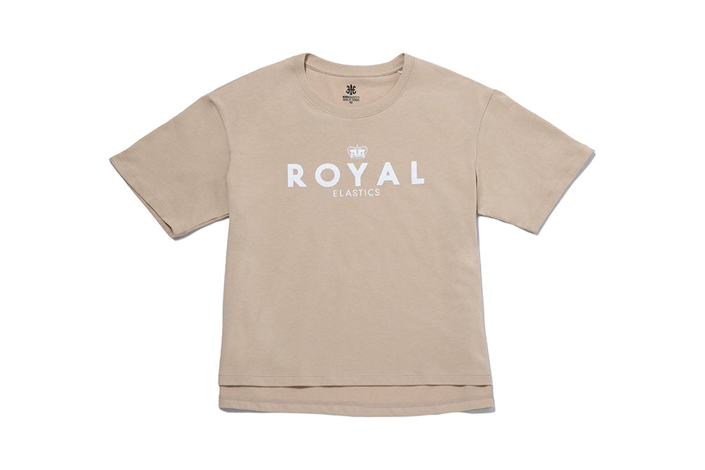 寬版圓領 Logo Tee 卡其色 R31932-770