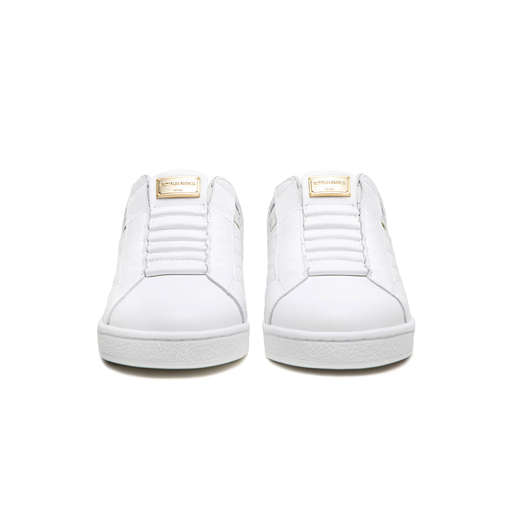 Icon Lux 白棕藍真皮時尚休閒鞋 (男)