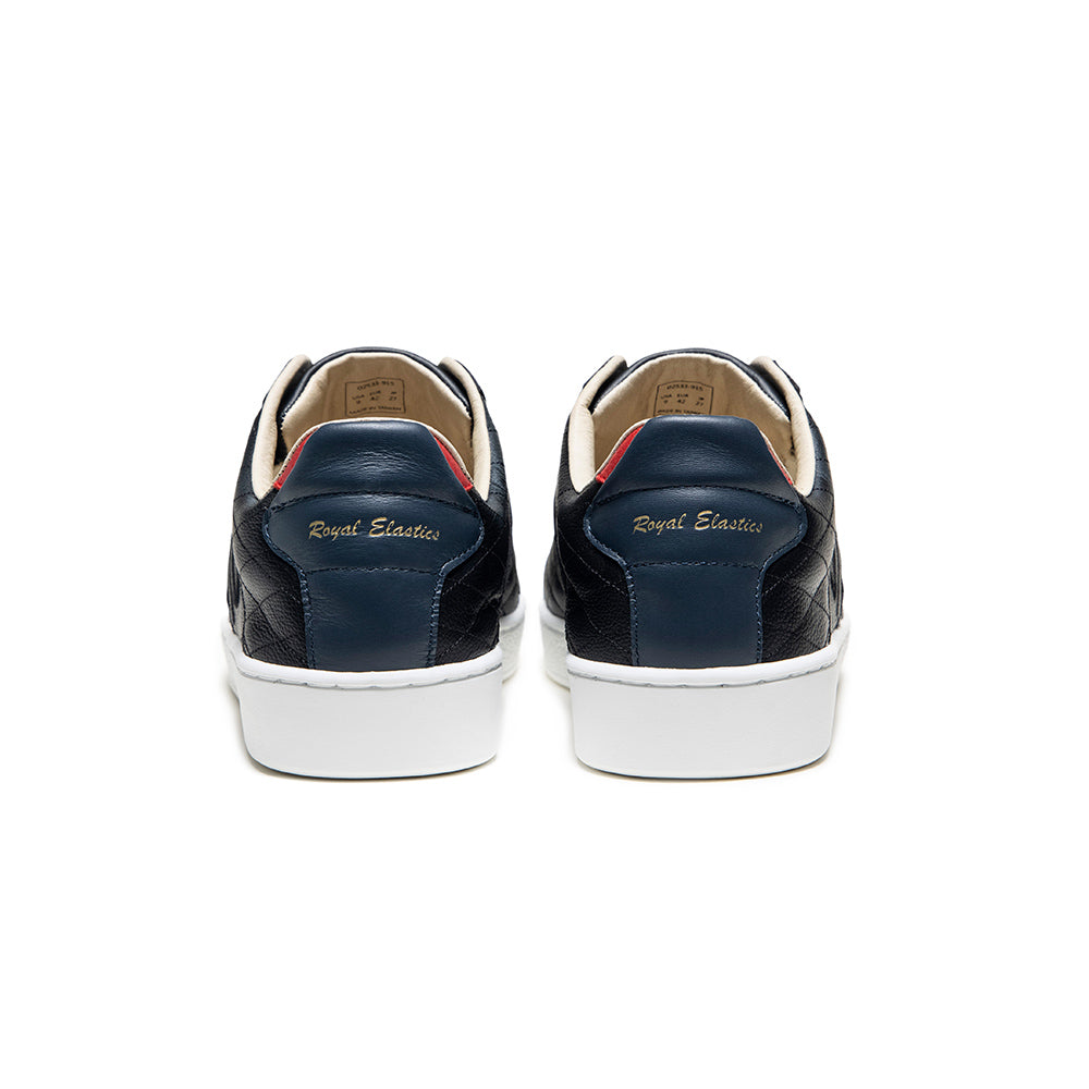 Icon Lux 黑紅真皮時尚休閒鞋 (男)