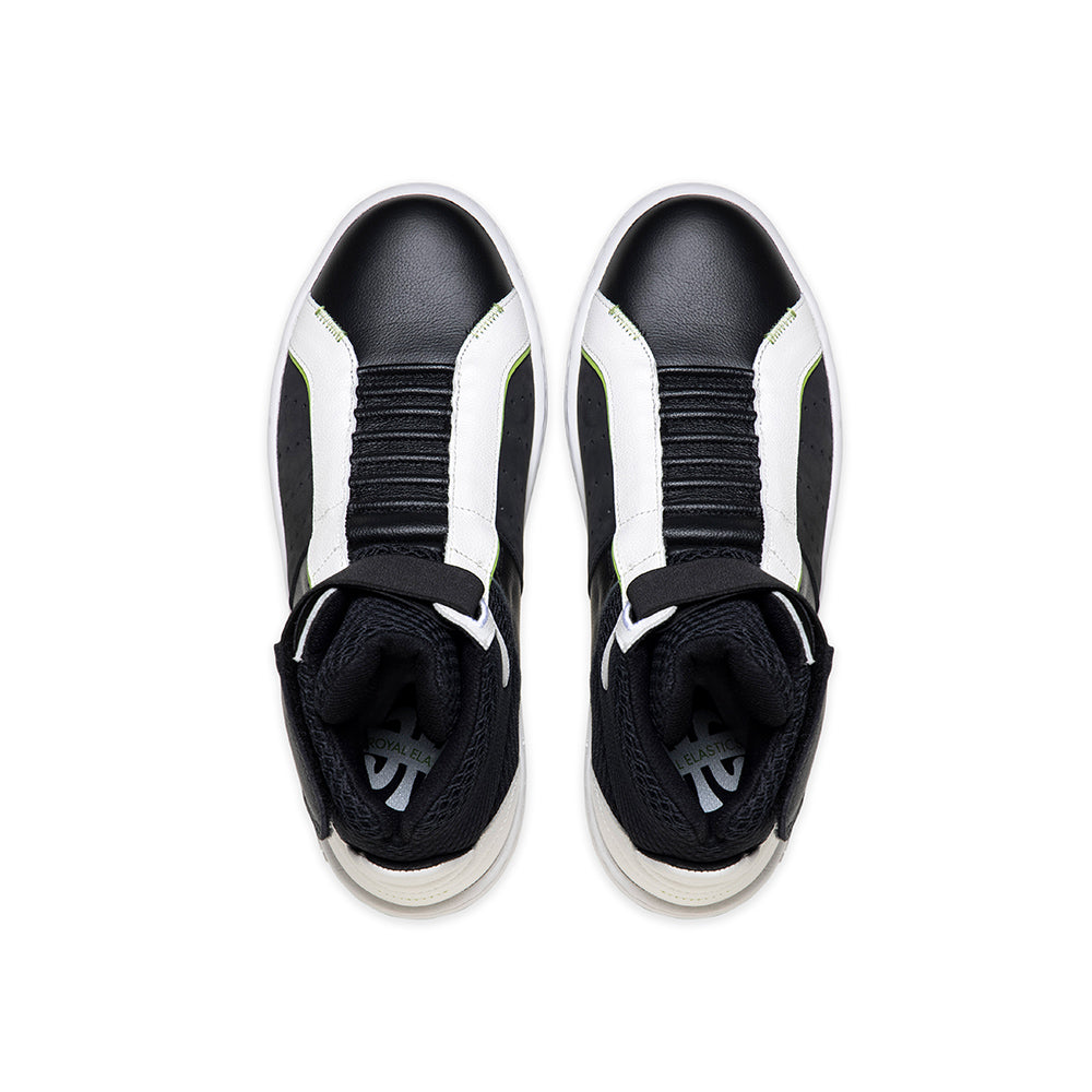 ICON2.0X Hi 黑綠真皮高筒休閒鞋 (男)