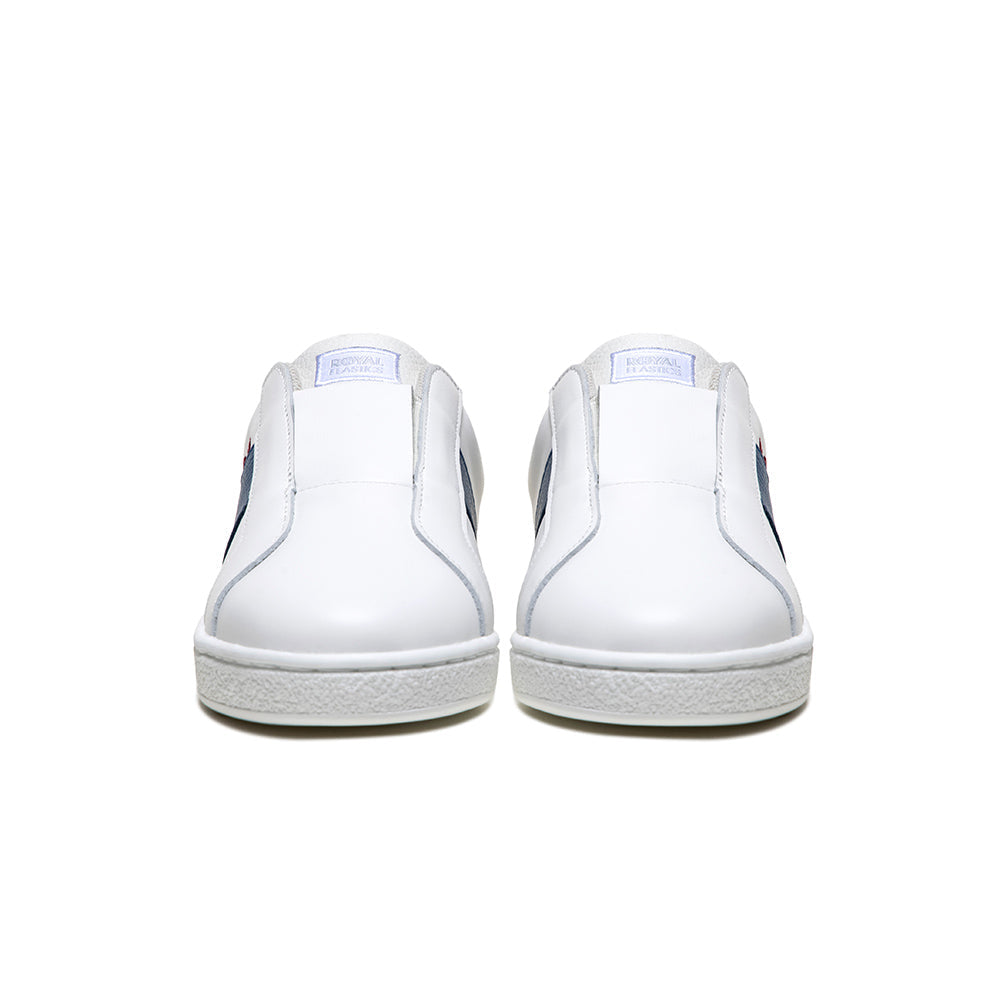 Bishop 白藍紅真皮運動休閒鞋 (女)