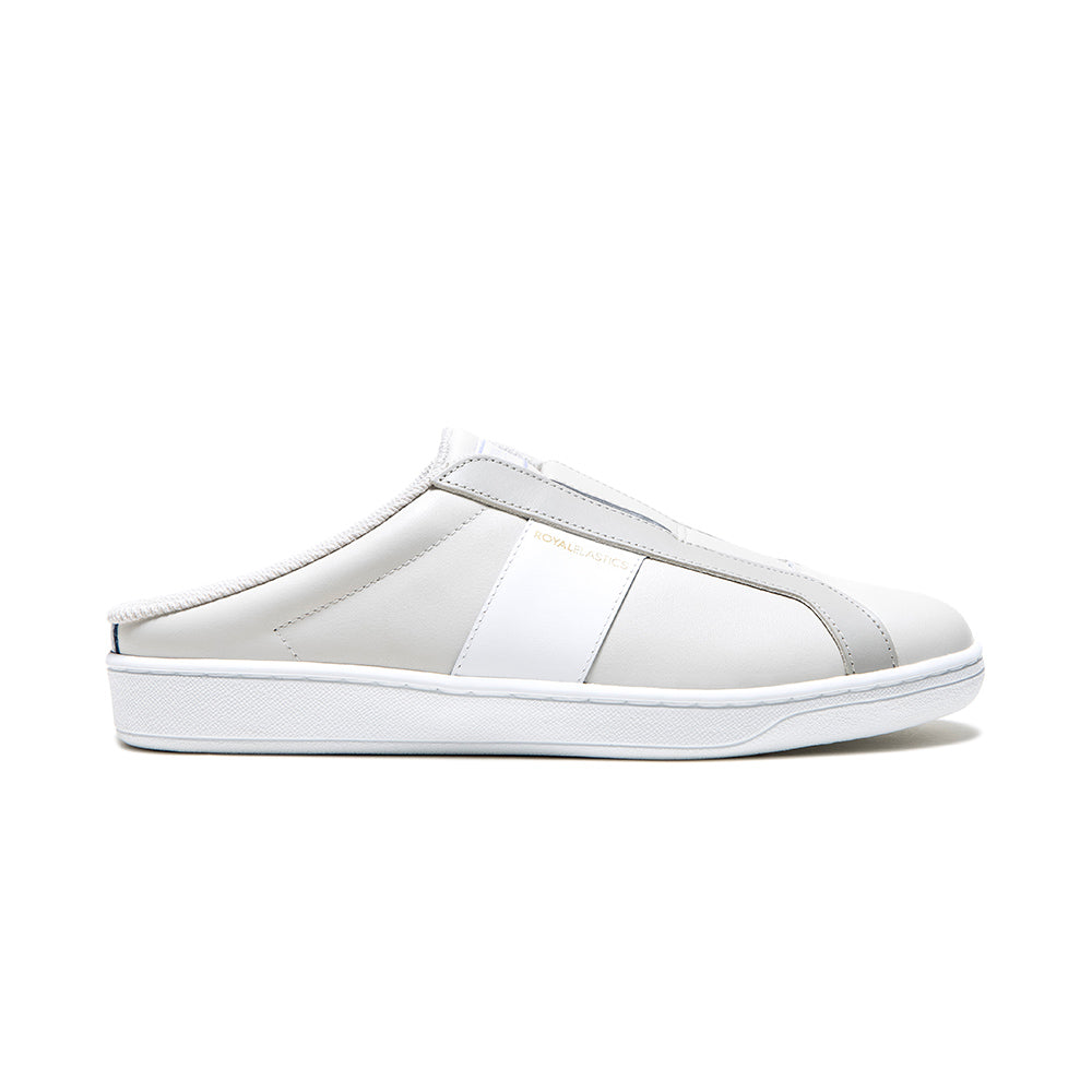 Lume M 灰白真皮穆勒鞋 (女)