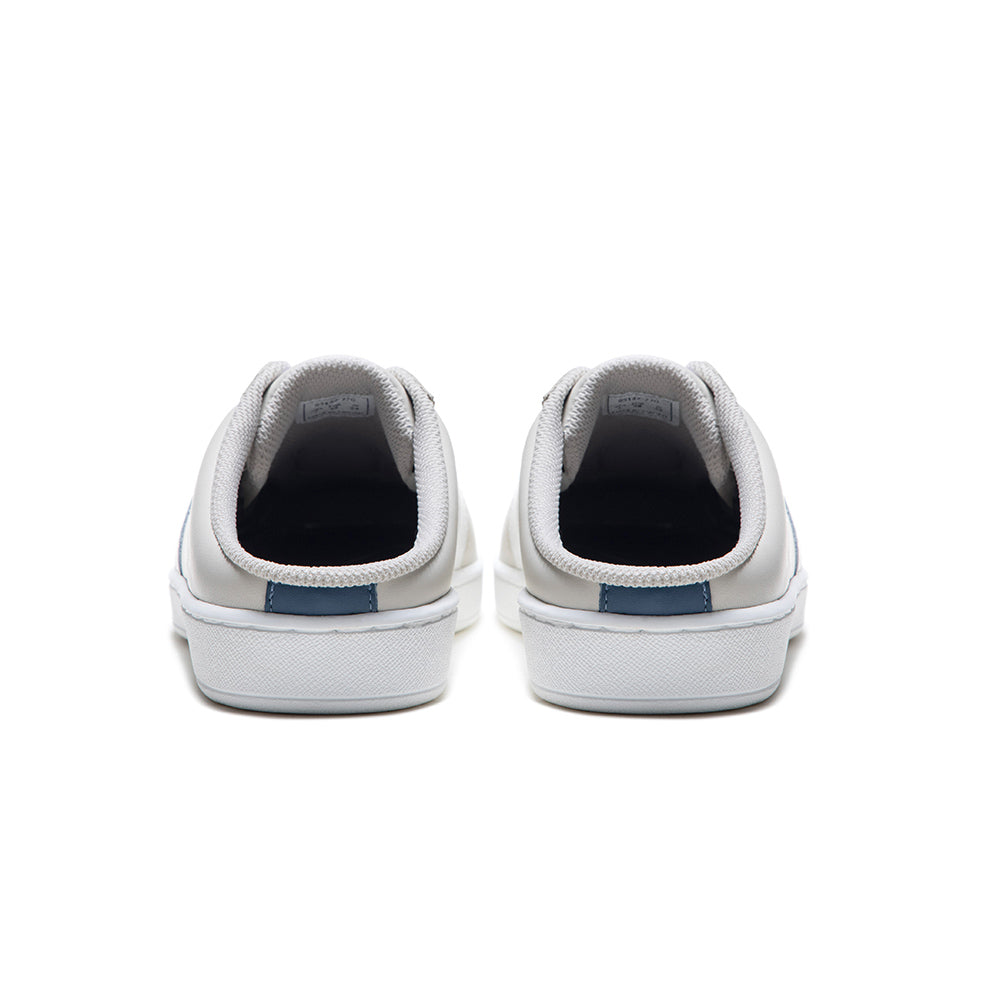 Lume M 灰白真皮穆勒鞋 (女)