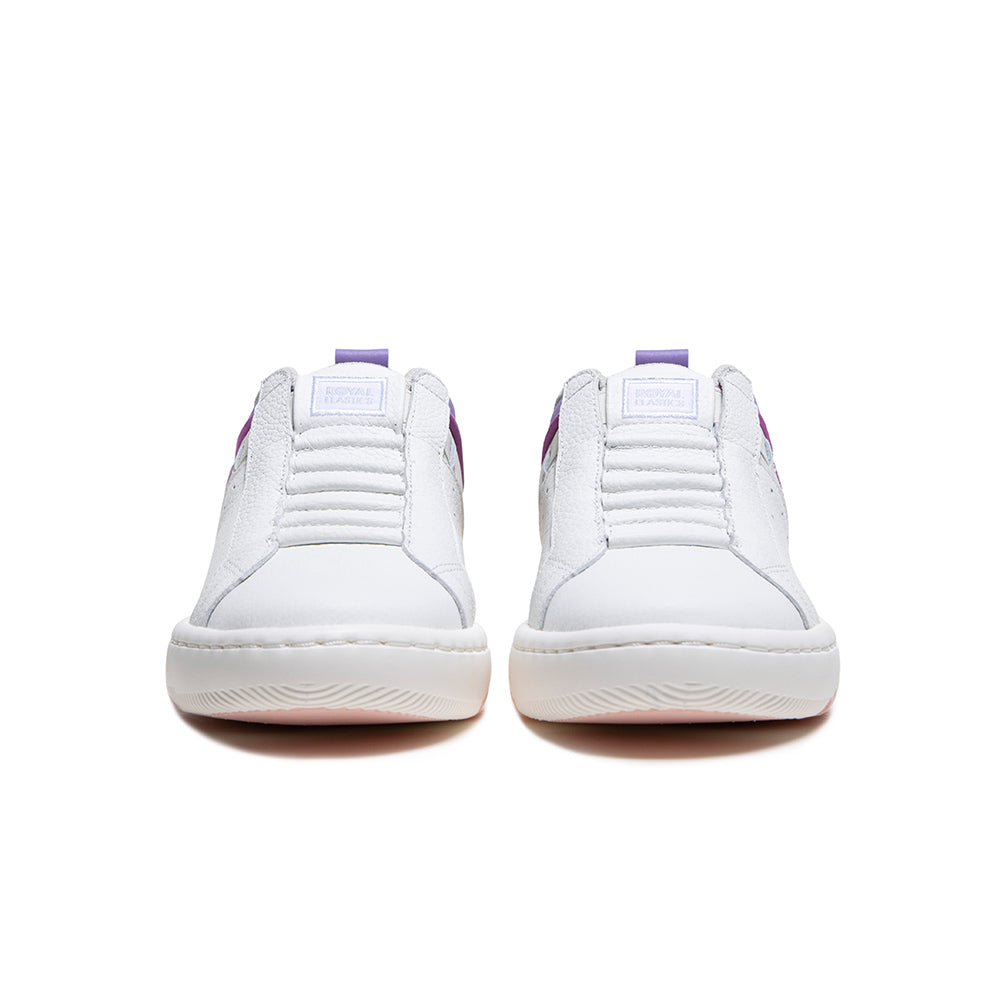 ICON2.0 白紫粉真皮潮流運動休閒鞋 (女) 96532-061
